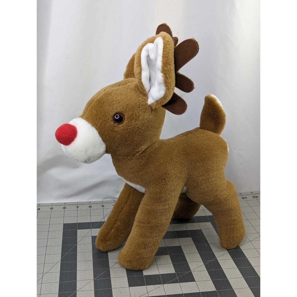 Animal‎ Fair Brown Reindeer Deer Plush 15 Inch 1991 Stuffed Animal Toy